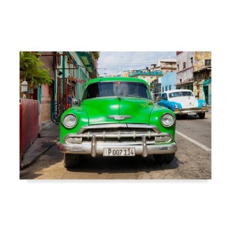 Philippe Hugonnard 'Green Chevy' Canvas Art,30x47